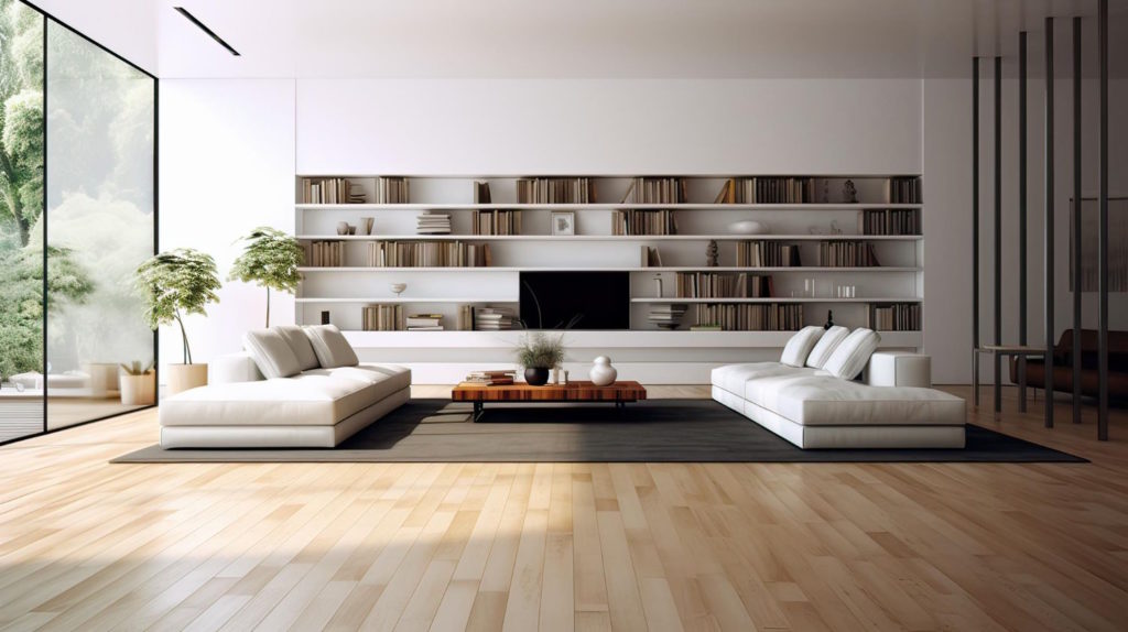 Drewniane podłogi są często kojarzone z rustykalnymi wnętrzami, ale tak naprawdę doskonale pasują do różnych stylów aranżacji